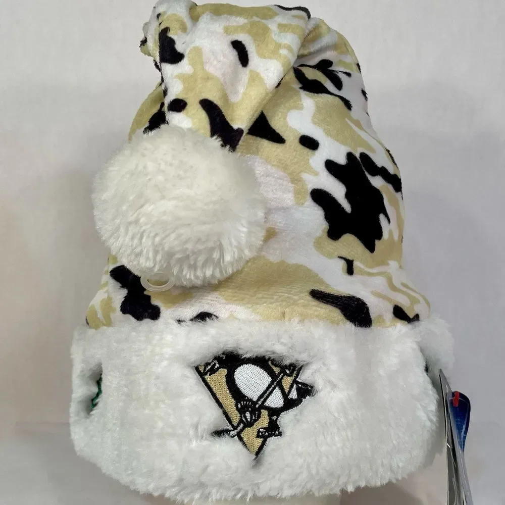 Pittsburg Penguins Camo Santa Hat